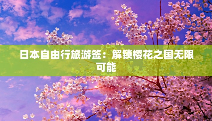 日本自由行旅游签:解锁樱花之国无限可能 日本自由行旅游签:解锁樱花之国无限可能